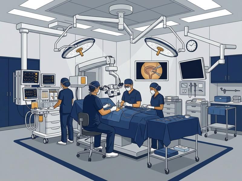Peyronie hastalığında ameliyathane ortamı, temsili çizim